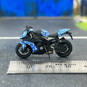 【ZZ-648】1/64 スケール BMW S1000RR バイク フィギュア ミニチュア ジオラマ ミニカー トミカ