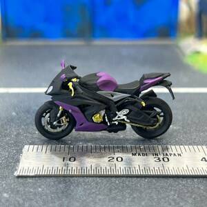 【ZZ-649】1/64 スケール BMW S1000RR バイク フィギュア ミニチュア ジオラマ ミニカー トミカ