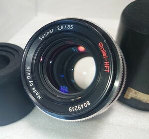 ★希少！超美品★Rollei HFT ローライ Sonnar 85mm F2.8 M42★完動品★