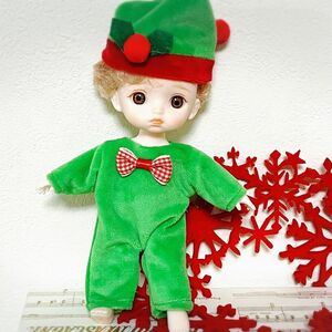 球体関節人形　お人形 16㎝ bjd オビツ ドール　クリスマス　1/8 人形　フィギュア　おもちゃ　誕生日プレゼント