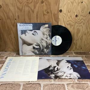 [12-326]LP レコード MADONNA 「TRUE BLUE」 トゥルーブルー 