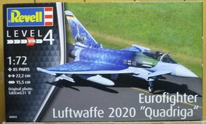 Revell ★ 03843 1/72 ユーロファイタードイツ空軍 2020クアドリガ