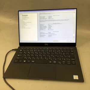 JXJK3989【ジャンク】DELL XPS 13 9370 / Core i7-8550U 1.80GHz /メモリ:16GB/動作未確認/BIOS確認済