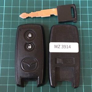 MZ3914マツダ U43PB14B 2ボタン スマートキー キーレスリモコン モコ セルボ フレア ワゴンR MRワゴン等 日産スズキAZワゴン MG22S MH22S