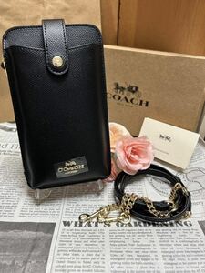 coach コーチ スマホケース ショルダーバッグ ポーチ ポシェット マルチケース アウトレット