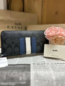 COACH コーチ アウトレット シグネチャー 財布 長財布 ウォレット 紳士物