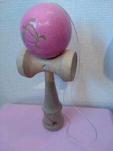 ◆USED Kendama Hawaii けん玉 ホヌ ウミガメ ピンク