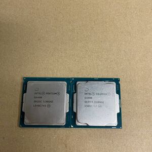 イ14 Intel CPU PENTIUM G4400 /CELERON G4900 まとめて　2枚