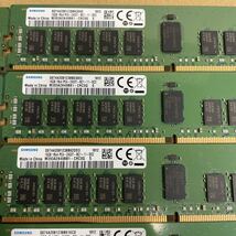 エ57 SAMSUNG PC メモリ 16GB 1Rx4 PC4-2400T 16枚_画像3