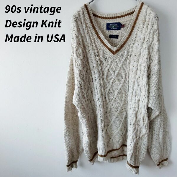 90s vintage 　ニット　セーター　Made in USA アメリカ製