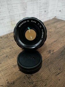 NIKKOR-N Auto 1:1.4 f=35mm ニコン ニッコール　カメラレンズ　動作未確認　