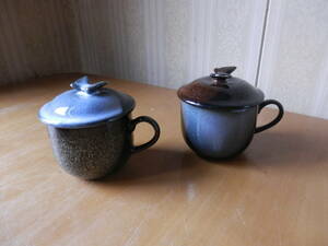 [ Hagi .] blue Hagi cover attaching mug pair 2 customer set *1023