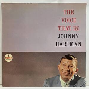 ●即決VOCAL LP Johnny Hartman / the Voice That Is as74 jv5811 米オレンジ Lw Vangelder Stereo 刻印 ジョニー・ハートマン