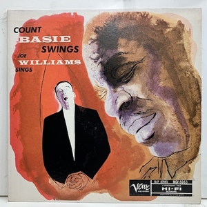 ●即決LP Count Basie / Swings Joe Williams Sings Mgv8063 j39335 米盤、黒銀Tp/Vinc Dg Mono カウント・ベイシー