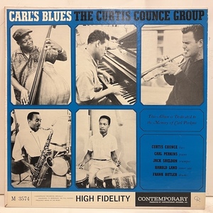 ●即決LP Curtis Counce / Carl's Blues m3574 j39403 米オリジナル、Dg Mono D2D3 カーティス・カウンス