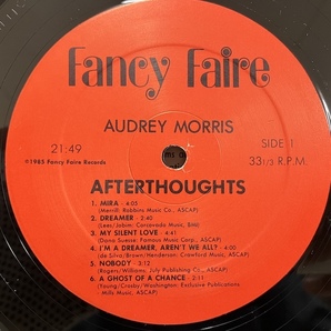 ●即決VOCAL LP Audrey Morris / Afterthoughts AM-1LP jv5861 米オリジナル オードリー・モリスの画像3