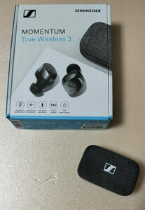 【中古良品】ZENNHEISER MOMENTUM True Wireless 3 / ゼンハイザー、動作正常、完全ワイヤレスイヤホン【送料無料】