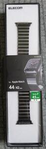 ELECOM Apple Watch(49/45/44/42mm)用フォーマルステンレスバンド AW-44BDSS1BK (ブラック)【開封済未使用品】