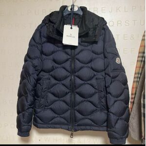 傷ありMONCLER MORANDIERES サイズ0 ネイビー モランデレス