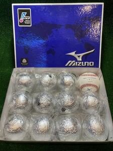 【未使用品】Mizuno ミズノ 硬式用 NPB 試合使用球 12球セット 2OH-20000 試合球 硬式球 野球用 天然皮革 1球のみ開封済