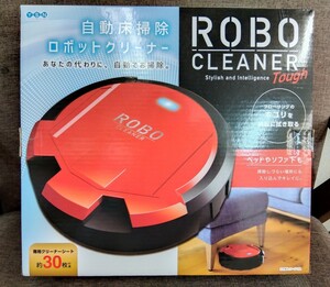 ROBO　CLEANER　自動床掃除ロボットクリーナー　レッド　未使用未開封品