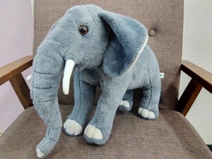 ZOO real zoo soft toy BIG.. elephant 