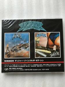 【メロハー特集】SINNER シナー DANGER ZONE TOUCH OF SIN デンジャーゾーン タッチオブシン 新品未開封 CD 2IN1 他多数出品中 激レア