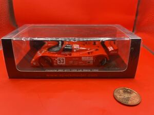 【1円~ 新品極美品】Spark スパーク 1/43 Porsche ポルシェ 962 GTI 12th LM ルマン 1992 No.53 12th Le Mans 1992 ミニカー　MINIMAX