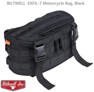 BILTWELL EXFIL-7・ハンドルバーバッグ ブラック　3001-01・3516-0195　35160196