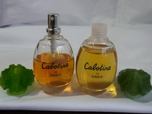 GRES グレ★Cabotine カボティーヌ オードトワレ EDT 50ml スプレータイプ & ボトルタイプ 香水2点/USED_画像1