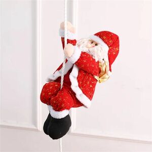 新品　未使用 ぶら下がり サンタ　36㎝　クリスマス　デコレーション　飾り 人形 オーナメント サンタクロース 飾り付け 
