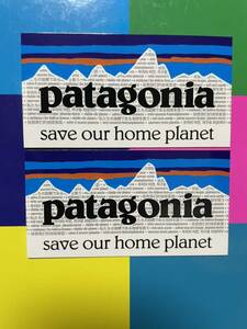 ★最新作★正規品★新品未使用　パタゴニア　P6ロゴ(Save our home planet) 2枚セット