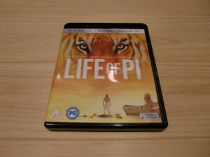 LIFE OF PI 　ライフ オブ パイ トラと漂流した227日 ４K ULTRA HD ＆ BLURAY 輸入盤 日本語収録有　アンリー