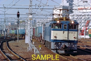 ☆90～10年代鉄道10jpgCD[EF64牽引単機・重連貨物他(34号機、名古屋駅)]☆