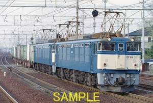 ☆90～10年代鉄道10jpgCD[EF64牽引単機・重連貨物他(31号機、東海道線枇杷島・清洲駅、中央西線鶴舞駅、名古屋～金山、薮原～宮ノ越)]☆