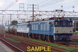 ☆90～10年代鉄道10jpgCD[EF64牽引単機・重連貨物他(33号機、名古屋・清洲駅)]☆