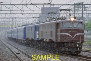 ☆90～00年代鉄道9jpgCD[EF58-122・157重連+14系臨時急行ごてんば回送、EF58-122+12系ナコ座・14系ハザ]☆