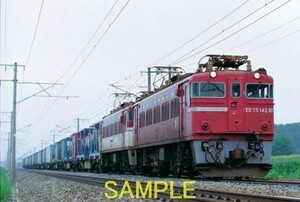 ☆90～00年代鉄道10jpgCD[ED75貨物(東北線好摩～岩手川口その2)]☆