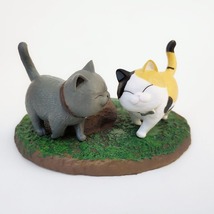 カワイイ　漫画の猫の置物　pvc　おもちゃ　装飾的　ミニ猫　クリスマスプレゼント　ギフト　9ピース/セット　A2828_画像4