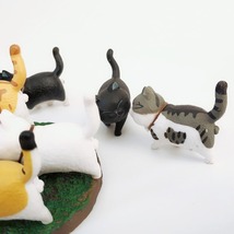 カワイイ　漫画の猫の置物　pvc　おもちゃ　装飾的　ミニ猫　クリスマスプレゼント　ギフト　9ピース/セット　A2828_画像7