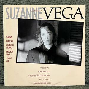 スザンヌ・ヴェガ SUZANNE VEGA / 街角の詩 / 見本盤 sample / インサート付き LP / AMP-28141