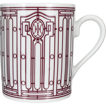 エルメス HERMES マグカップ ペア Hデコ ルージュ ホワイト H Deco rouge set of 2 mugs No1 No2 3227_画像2