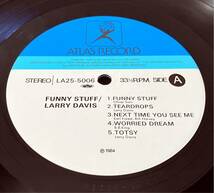 Y51312▲国内盤 LARRY DAVIS/FUNNY STUFF LPレコード ラリー・デイヴィス_画像4