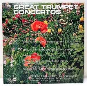 Y121312▲国内盤 THE GREAT TRUMPET CONCERTOS LPレコード トランペット・ヴォランタリー/ロジェ・デルモット/ロベール・デュナン指揮