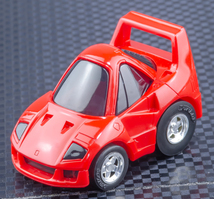 5台～送料無料 透 美品 日本製 チョロQ 向島自動車 特注 フェラーリ F40 レッド エンジンレス FERRARI スーパーカー CHORO-Q EMDT_画像2