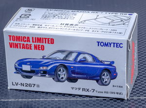 5台～送料無料 新品 トミカリミテッドヴィンテージネオ LV-N267a マツダ RX-7 Type RS ③ 99年式 紺 MAZDA CHORO-Q EMDT