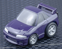 5台～送料無料 中古美品 ちびっこチョロQ 55 日産 スカイライン GT-R R33 パープル② NISSAN SKYLINE GTR CHORO-Q EMDT_画像1