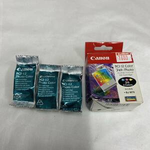 【04】送料185円 ★Canon キャノン、純正 インク BCI-12 Photo　3色　BJ　M7