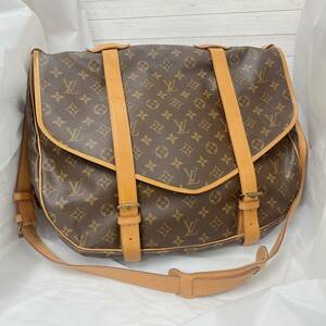 【05】ルイヴィトン LOUIS VUITTON ショルダーバッグ M42252 ソミュール43 モノグラム・キャンバス 廃番