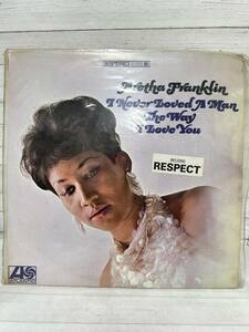 【08】LPレコード ロックの殿堂「 I Never Loved a Man The Way I Love You / Aretha Franklin」貴方だけを愛して/アレサフランクリン